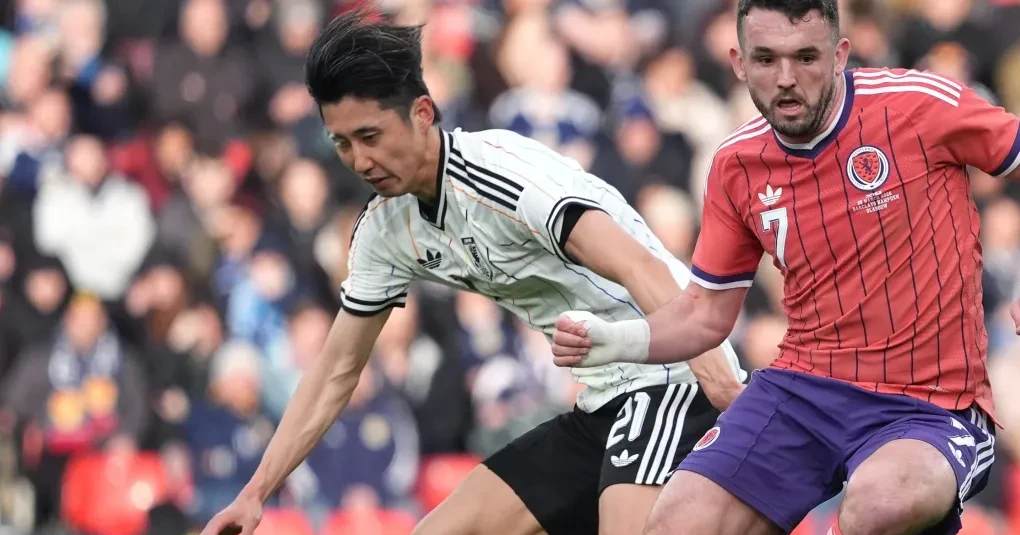 Escócia perde em casa para o Japão em amistoso no Hampden Park