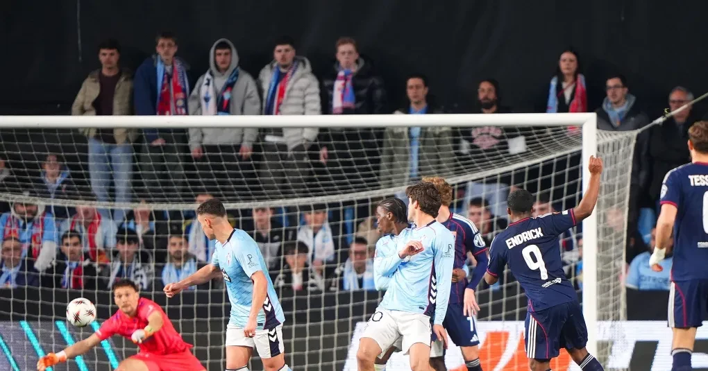 Endrick empata para o Lyon nos acréscimos contra o Celta de Vigo pela Europa League