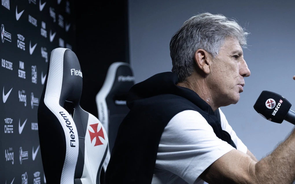 Renato Portaluppi destaca postura do Vasco após empate em 1 a 1 com o Coritiba