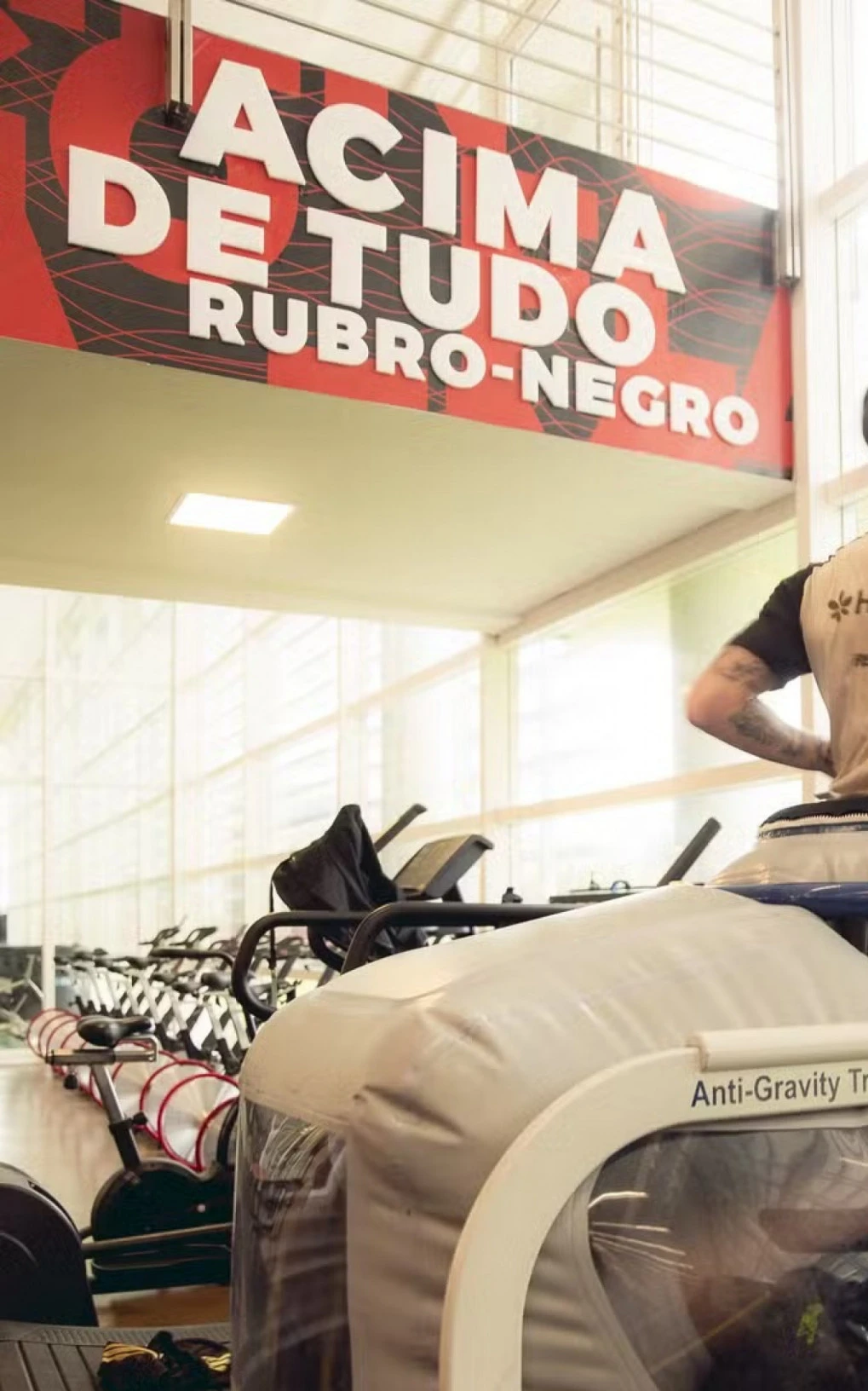 Flamengo aposta em esteira especial para acelerar recuperação de atletas