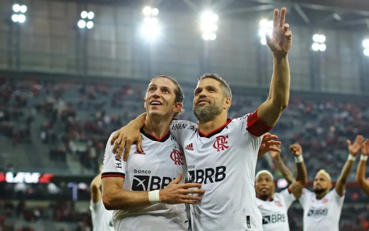 Diego Ribas se manifesta após saída de Filipe Luís do Flamengo
