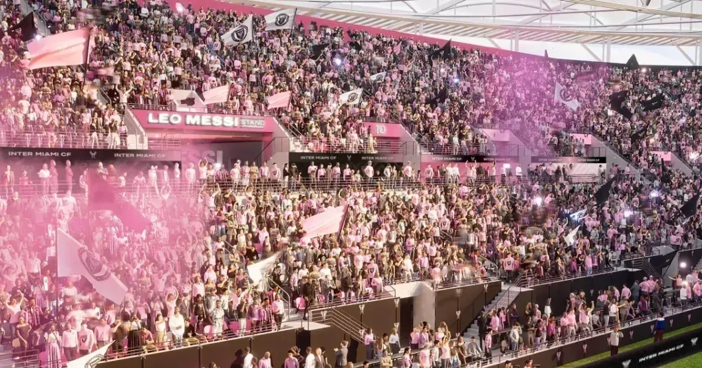 Inter Miami terá arquibancada batizada de ‘Leo Messi Stand’ no Nu Stadium
