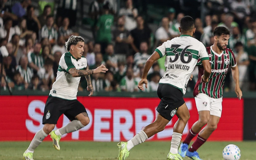 Fluminense busca empate com o Coritiba e perde a vice-liderança do Brasileirão