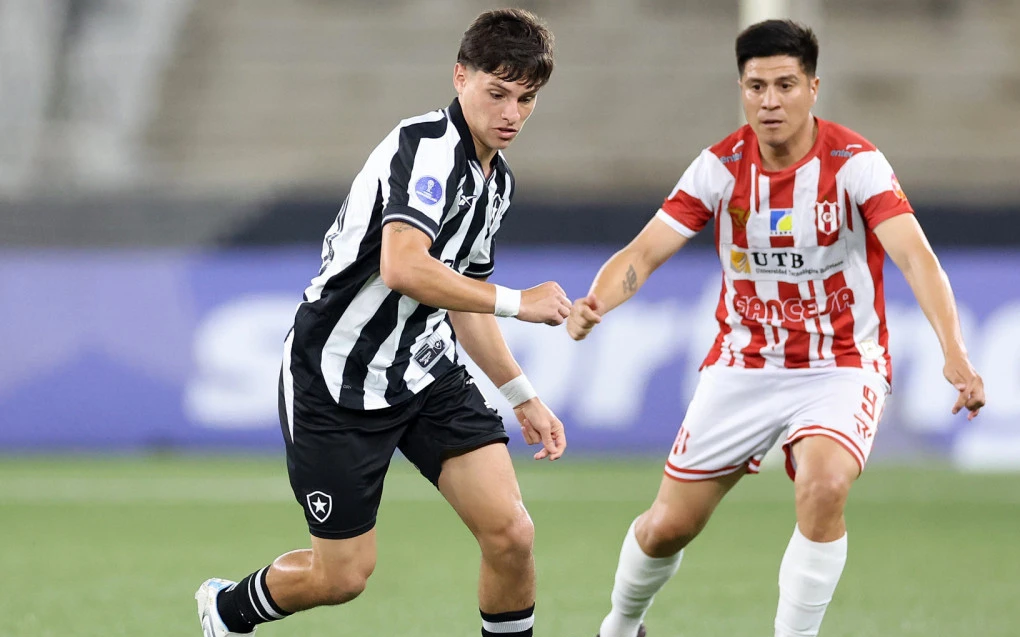 Montoro é o jogador mais jovem do Botafogo a marcar na Copa Sul-Americana