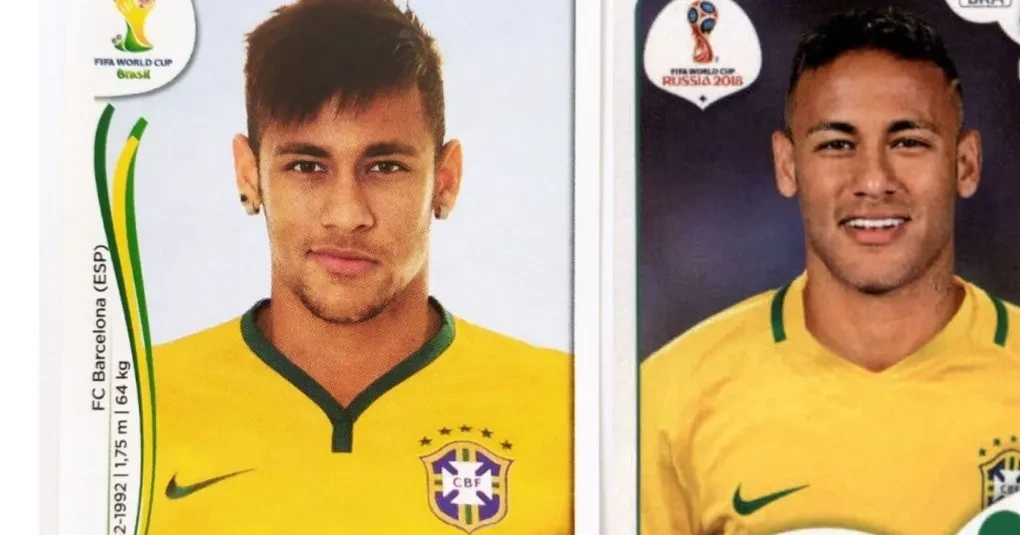 Neymar em figurinhas da Copa do Mundo: confira histórico por edição | CNN Brasil