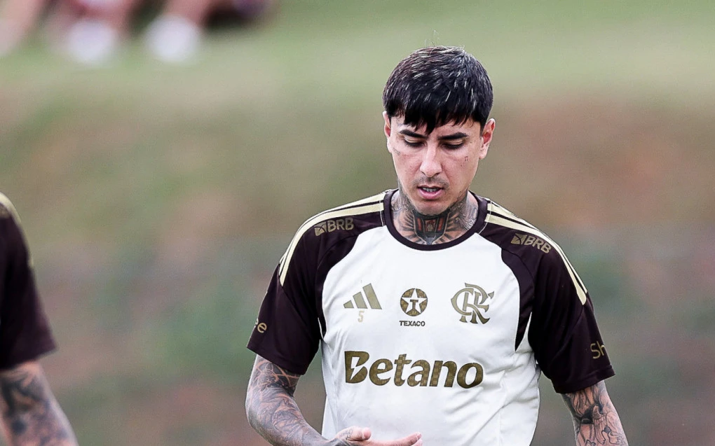 Erick Pulgar deve desfalcar o Flamengo por cerca de duas semanas