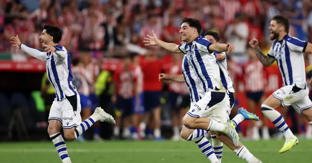 Real Sociedad bate Atlético nos pênaltis e conquista a Copa do Rei