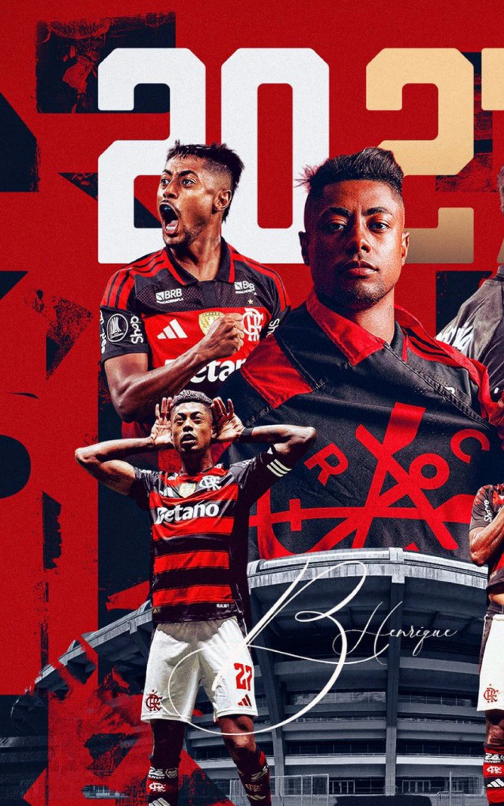Flamengo anuncia a renovação de Bruno Henrique até o fim de 2027 | Flamengo | O Dia