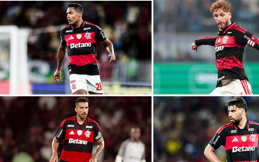 Flamengo emplaca quatro convocados à Seleção para a Copa após 68 anos