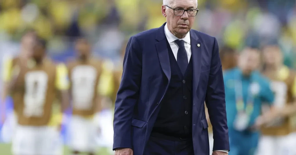 Carlo Ancelotti em entrevista após partida do Brasil em Miami