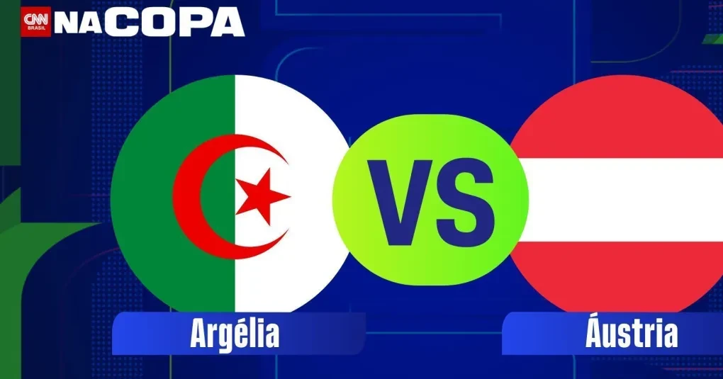 Jogadores da Argélia e da Áustria aquecendo em estádio antes do jogo