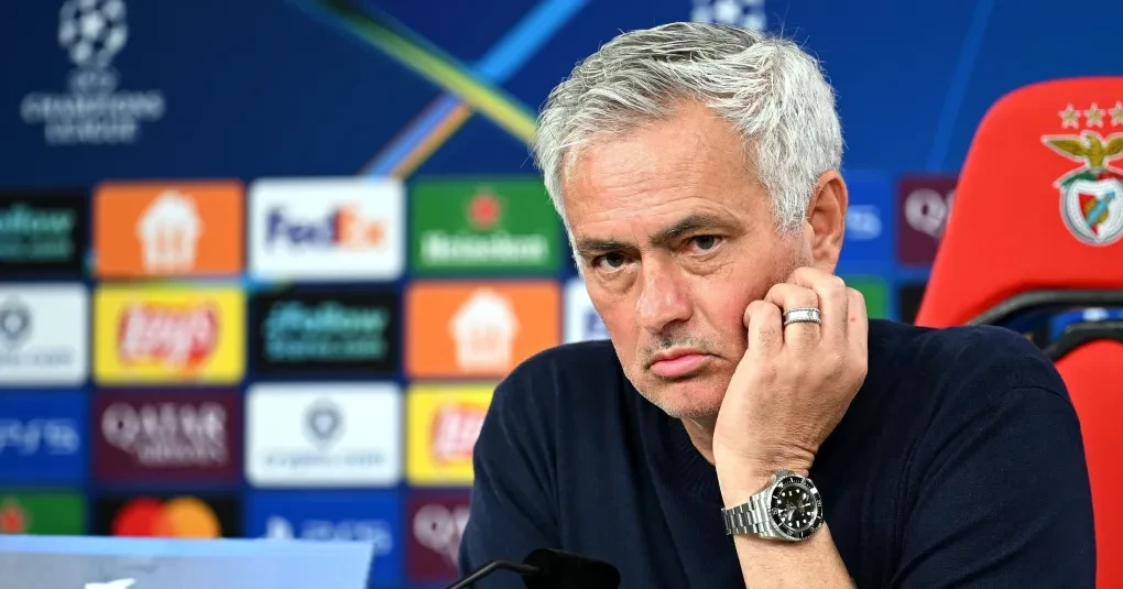 José Mourinho em entrevista representando o SL Benfica