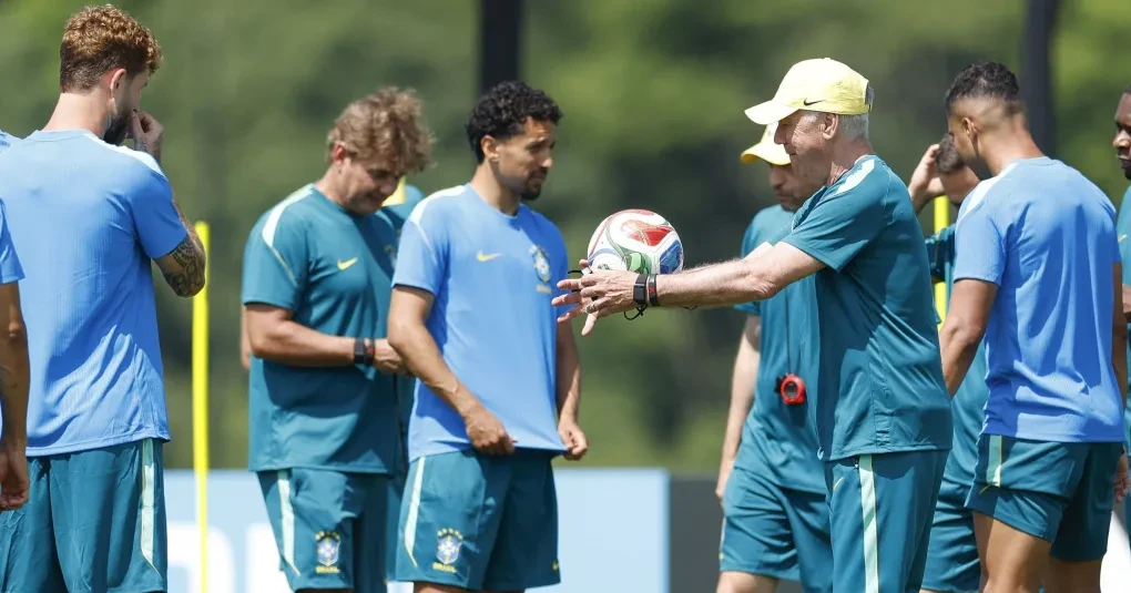 Treino da seleção brasileira em Morristown antes da estreia na Copa do Mundo 2026