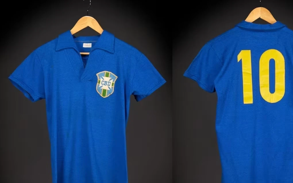 Camisa usada por Pelé na Copa de 1958 vai a leilão por 6 mi de dólares | CNN Brasil