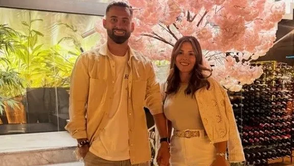 Lucas Trejo com a família antes do terremoto em La Guaira