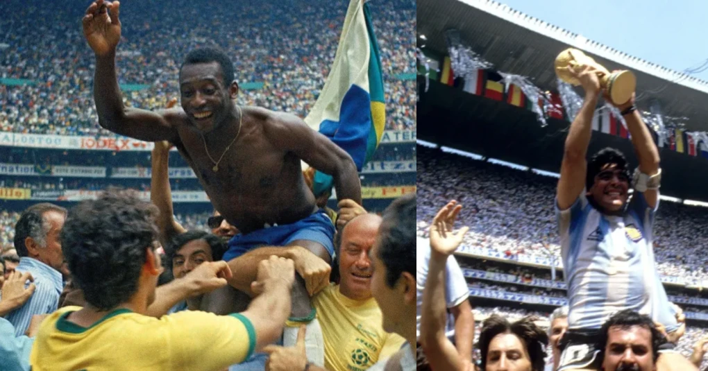 Fachada e arquibancadas do Estádio Azteca com torcedores nas arquibancadas