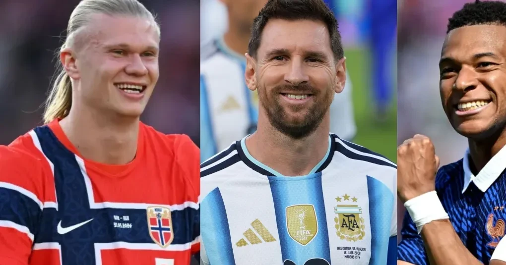 Jogadores e torcida em cena de partida da Copa do Mundo