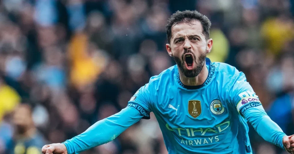 Bernardo Silva em ação com a seleção de Portugal em jogo internacional