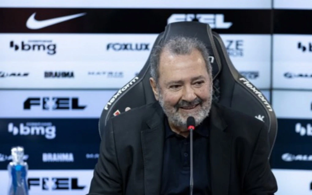 Fred Luz durante anúncio como novo CEO da Vasco SAF