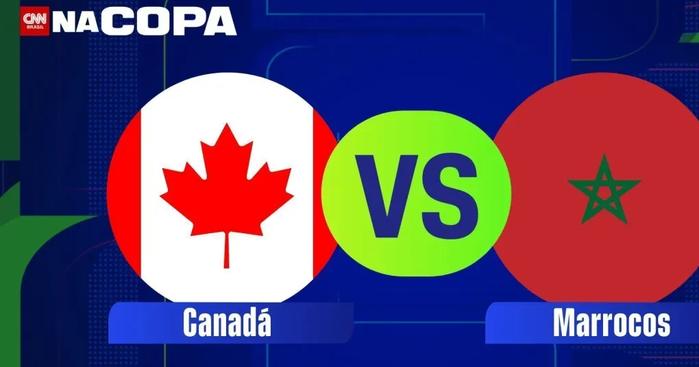 Jogadores de Canadá e Marrocos aquecendo no gramado do NRG Stadium antes da partida