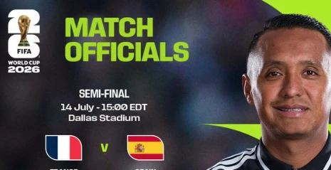 Fifa escala Ivan Barton para apitar França x Espanha na semifinal da Copa do Mundo