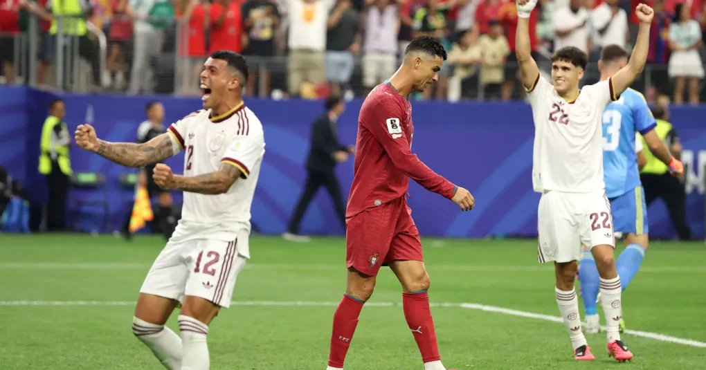 Cristiano Ronaldo em entrevista na zona mista do AT&T Stadium