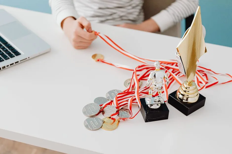 person organizing football trophy timeline Futebol Rio de Janeiro