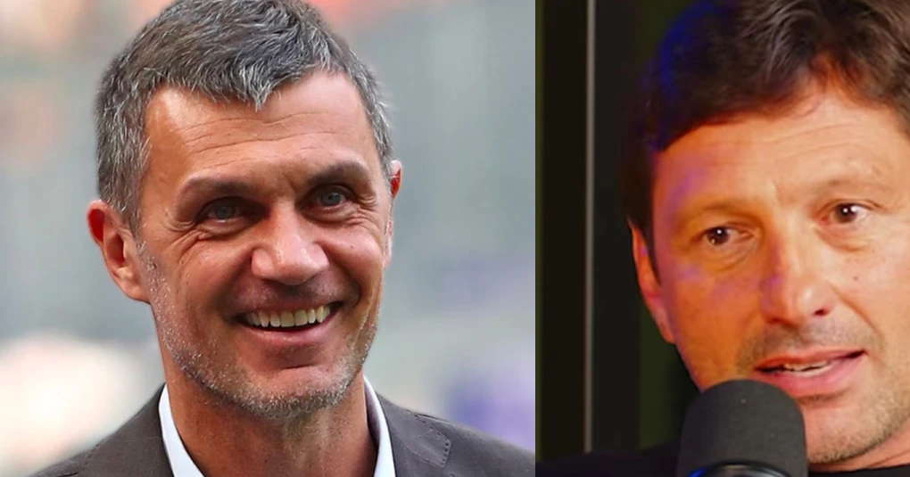 Paolo Maldini durante evento oficial, posando com traje formal