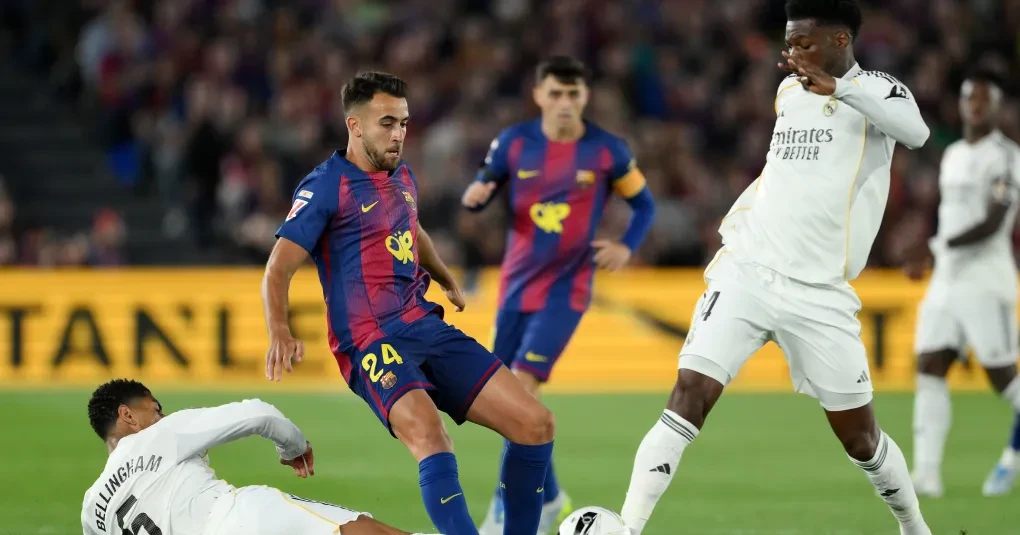 Evento de apresentação do calendário da LaLiga na Plaza de Colón, em Madrid