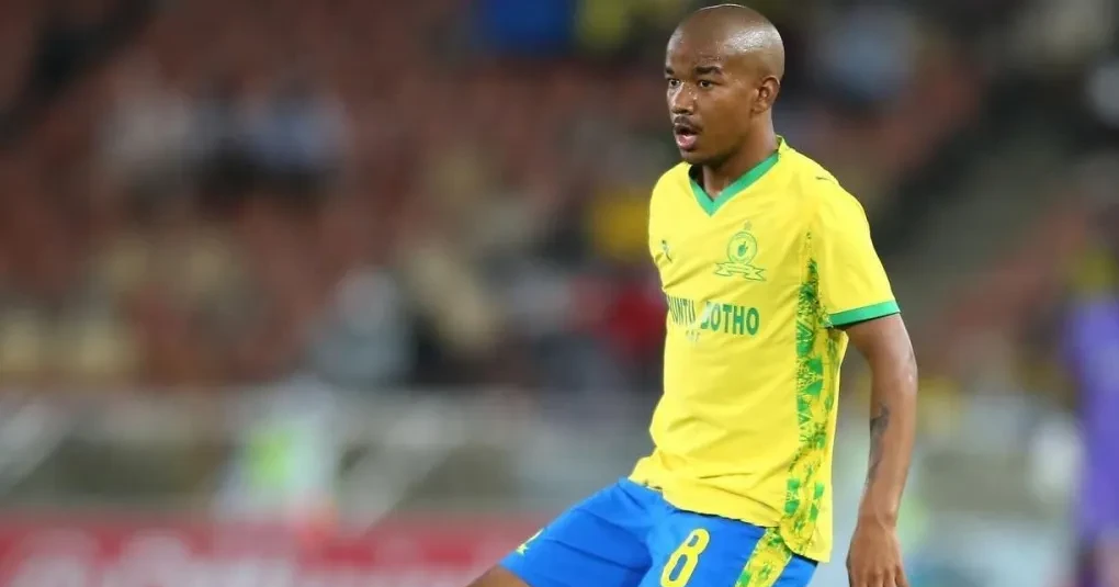 Jayden Adams em ação com a seleção da África do Sul em jogo internacional