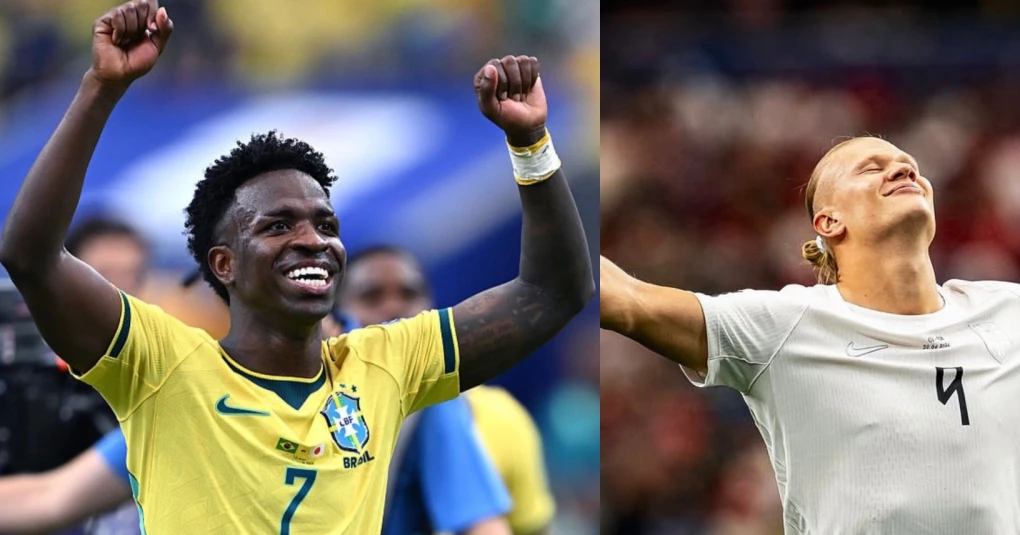 Vinicius Jr. e Haaland duelam nas oitavas da Copa do Mundo 2026