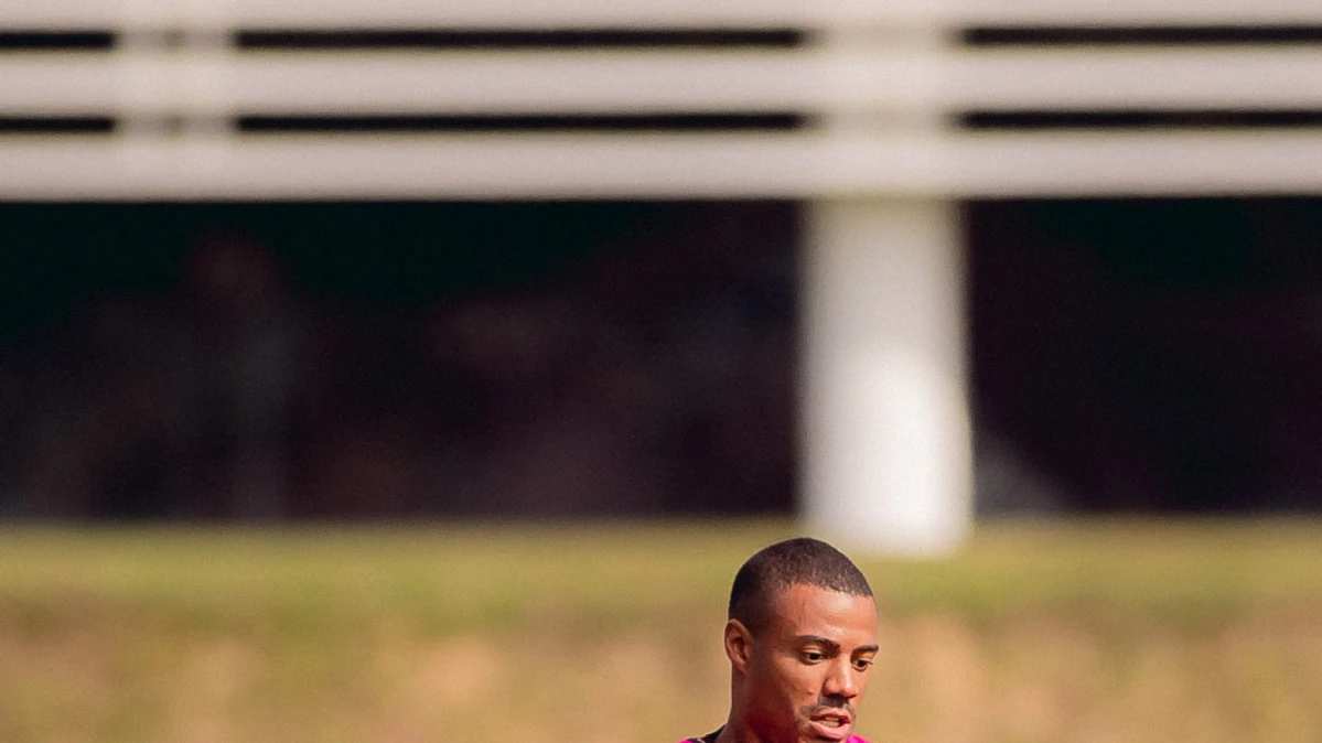 Nicolás De La Cruz em treino do Flamengo