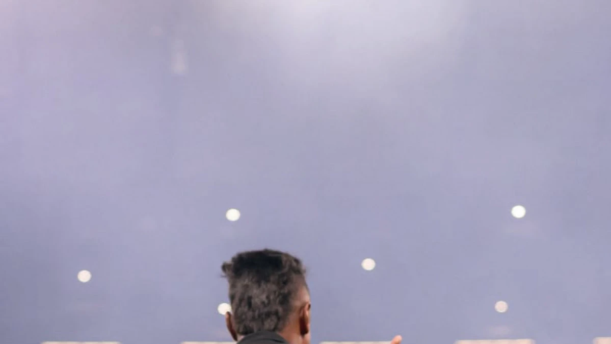 Bruno Henrique, atacante do Flamengo, em ação durante a partida
