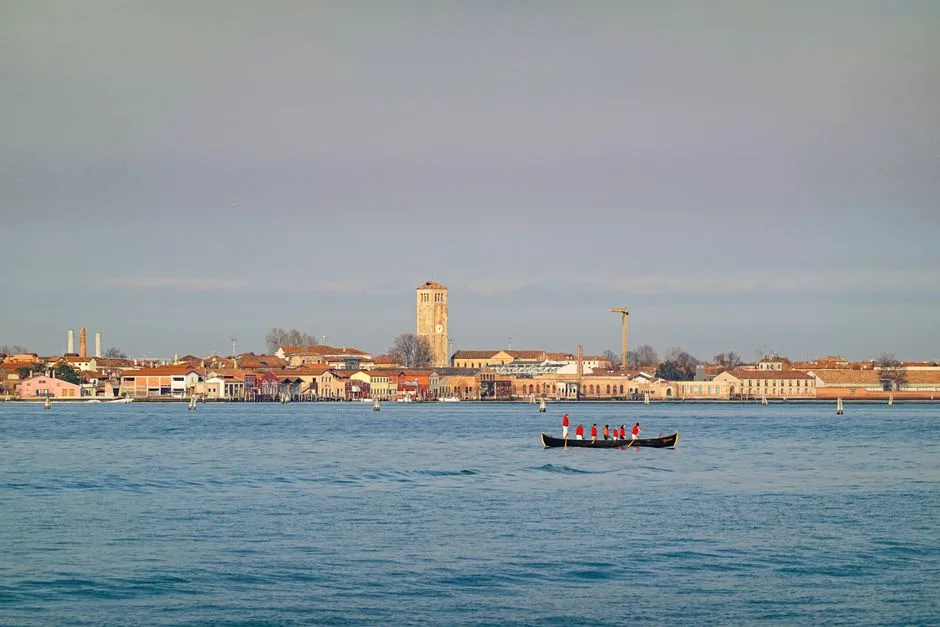 historic rowing club boats lagoon