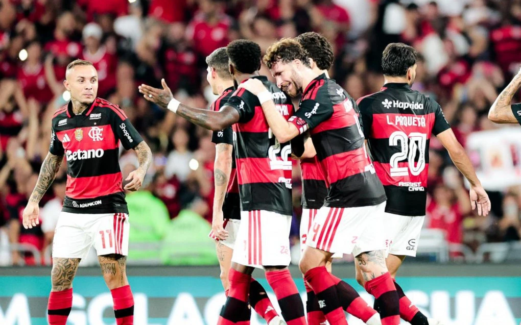 Jogadores do Flamengo admitem queda de rendimento no segundo tempo da partida no Maracanã