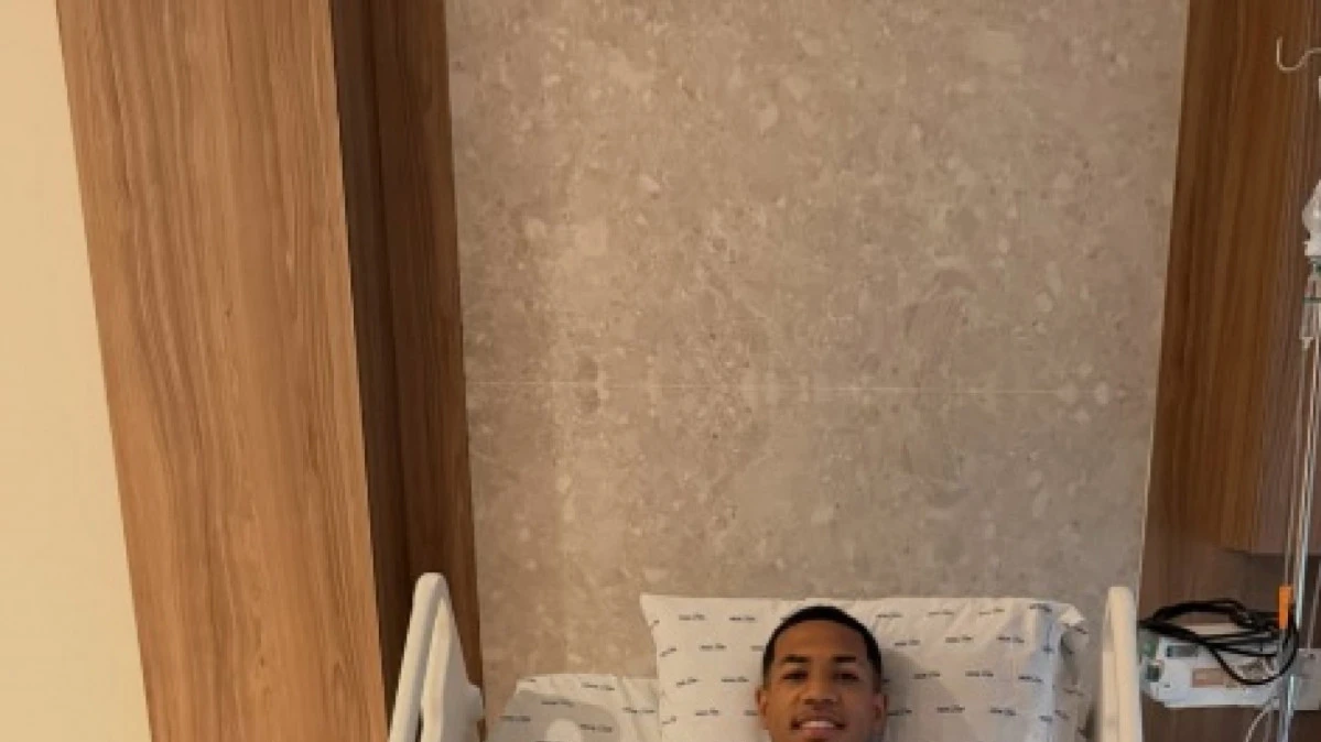 Aiyran em mensagem nas redes sociais sobre recuperação após cirurgia
