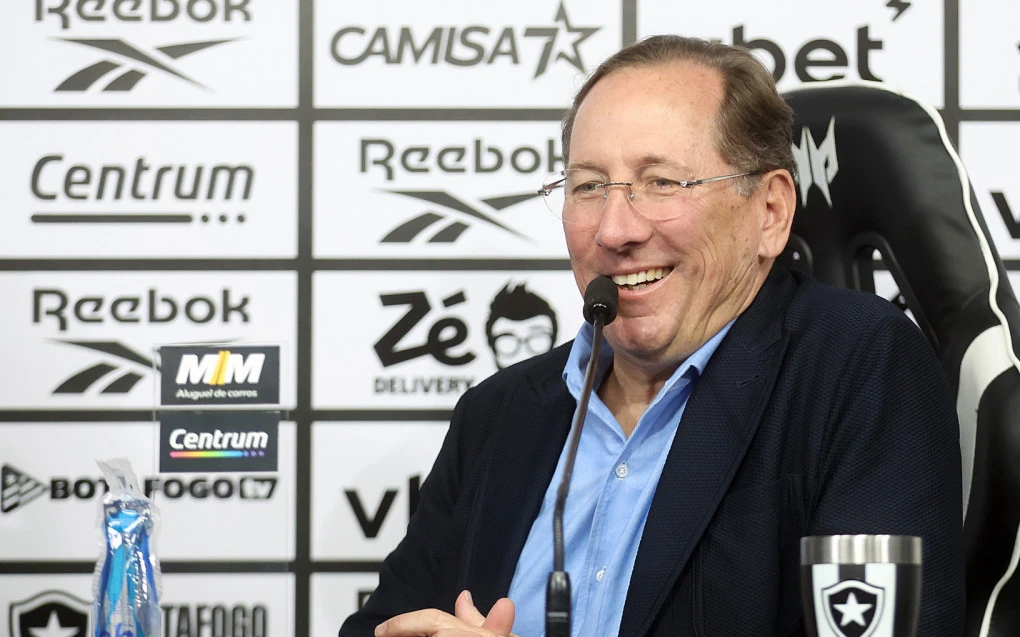 John Textor em evento ligado ao Botafogo, em imagem institucional