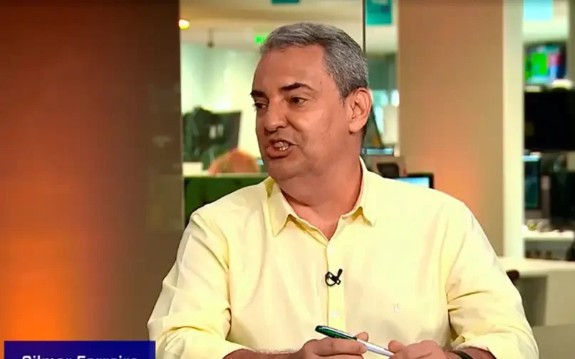 Gilmar Ferreira em participação em programa esportivo