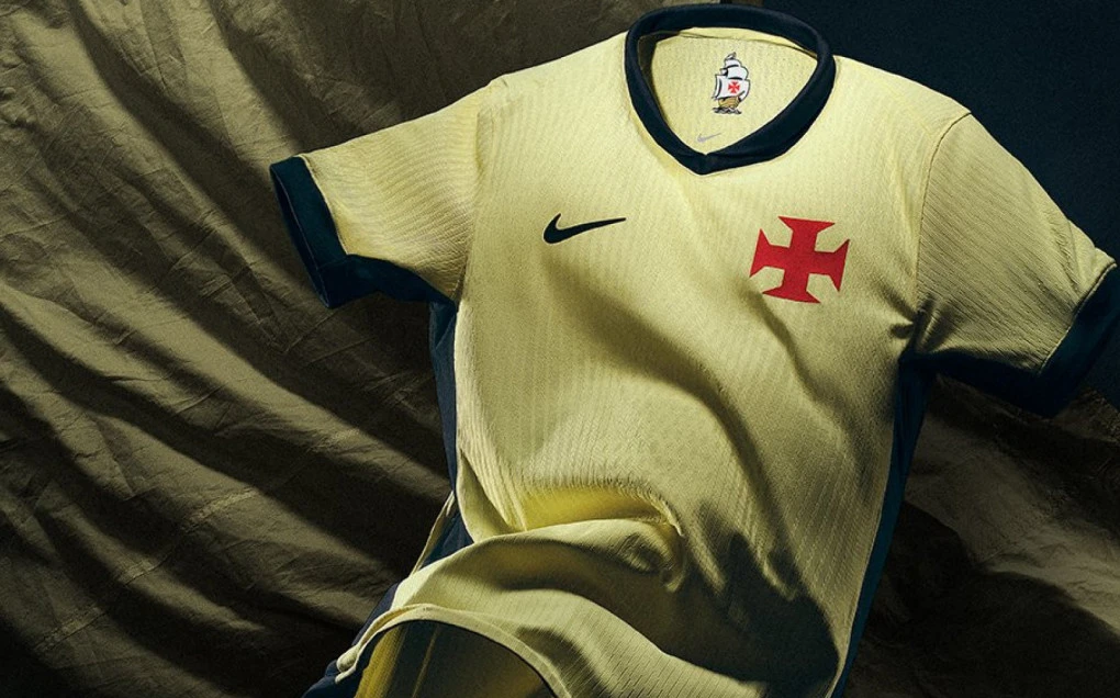 Vasco lança terceira camisa amarela ‘Nascida do vento’; estreia contra o Cruzeiro
