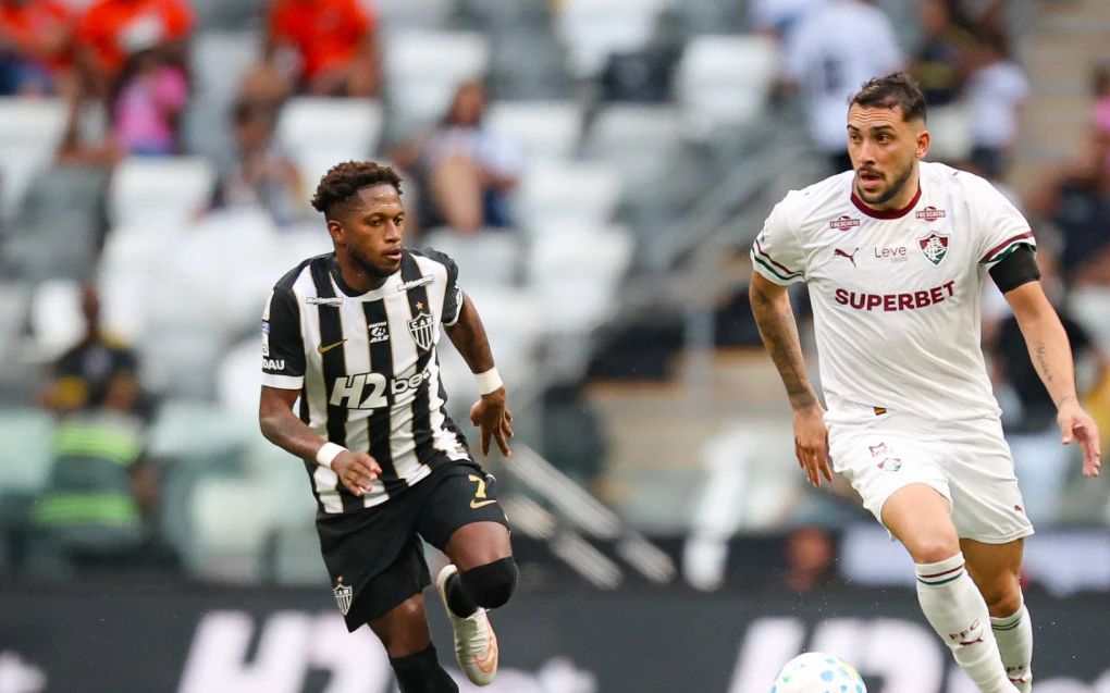 Goleiro Freytes caído após falha no gol do Atlético-MG