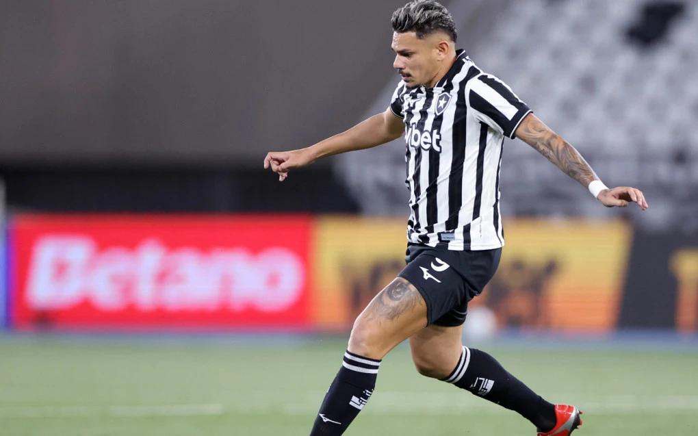 Tiquinho Soares celebra reestreia pelo Botafogo no Nilton Santos